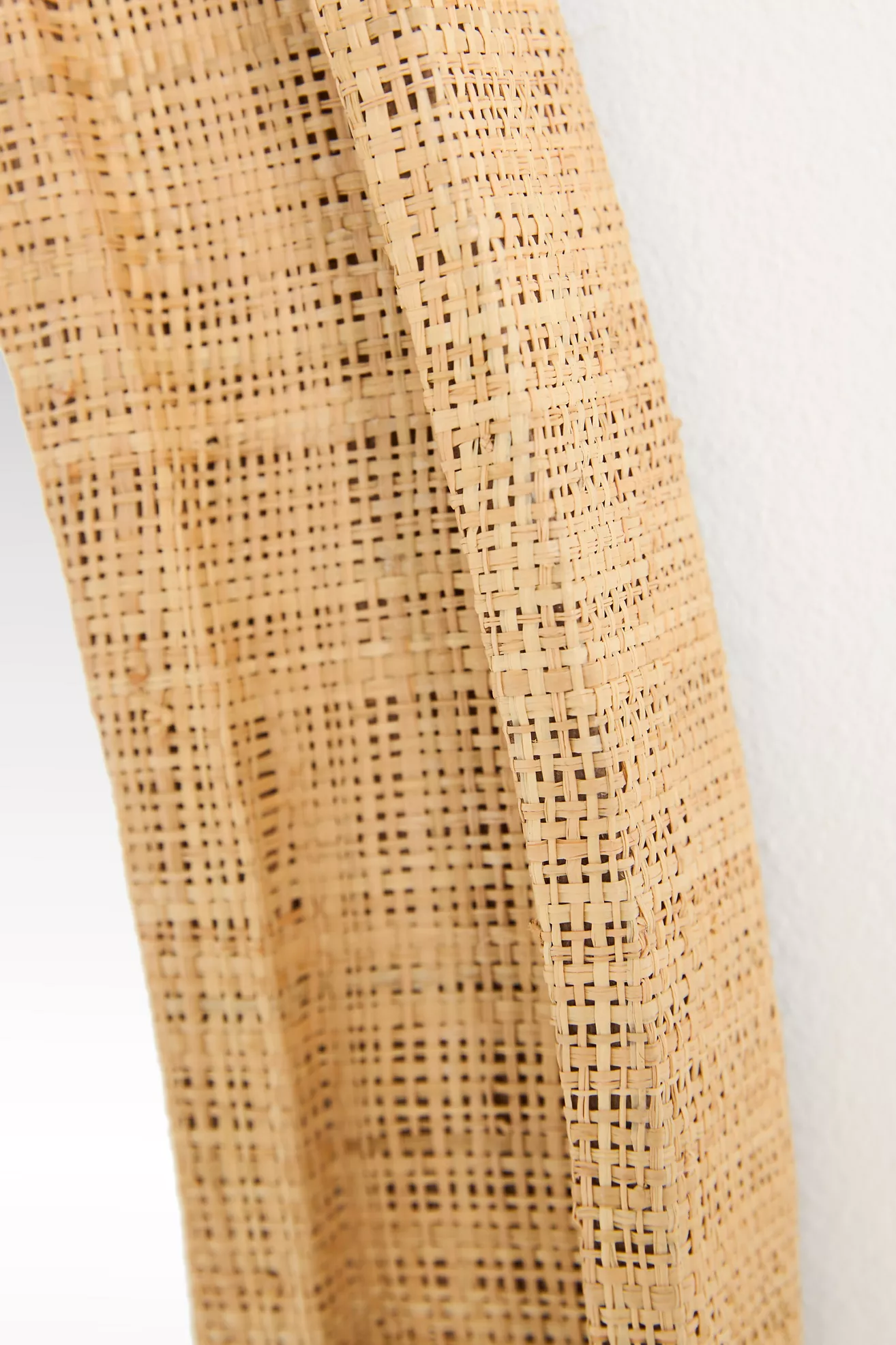 Valley Raffia Oval Wall Mirror - thumbnail 3