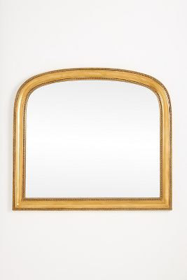 ANTHROPOLOGIE THE GLEAMING LOUIE BEADED ARCHED MIRROR 
