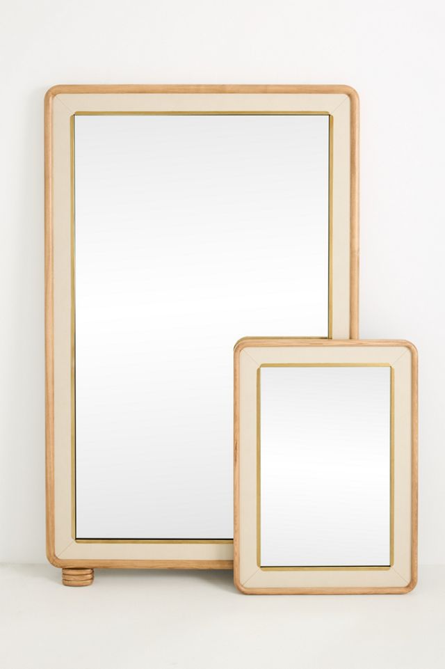 Monza Faux-Leather Mirror #1