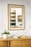 Monza Faux-Leather Mirror