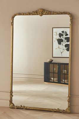 Judarn Upholstered Fabric Mirror | AnthroHome