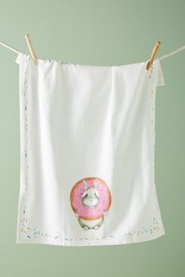 Dear Hancock Donut Bunny Dish Towel