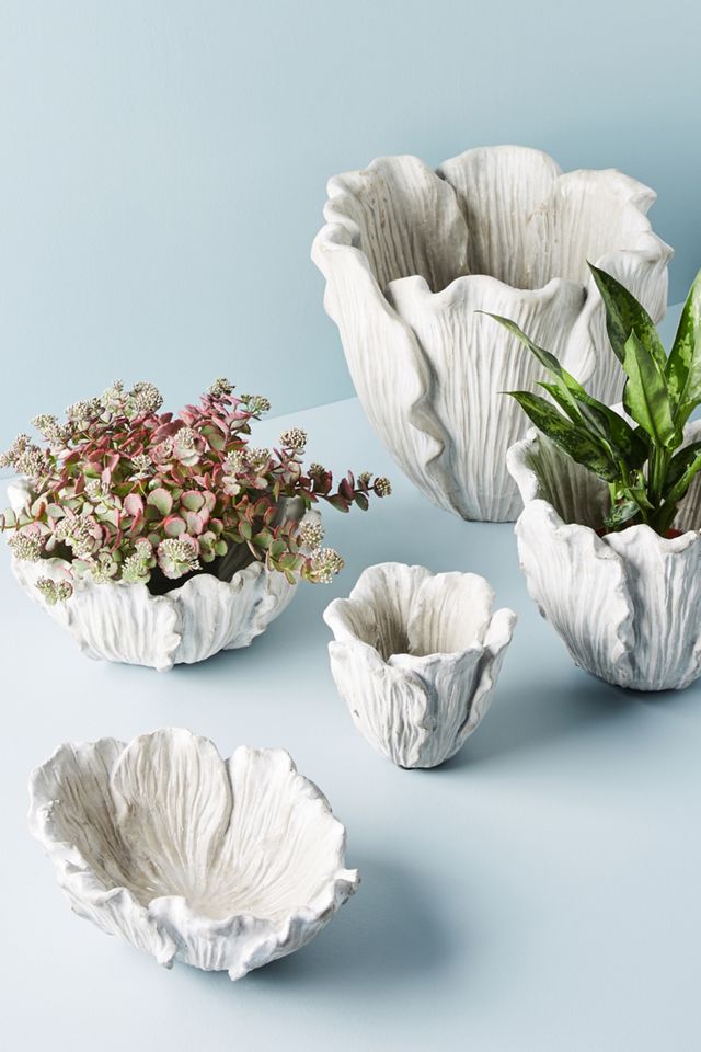 Cement Tulip Pot #10