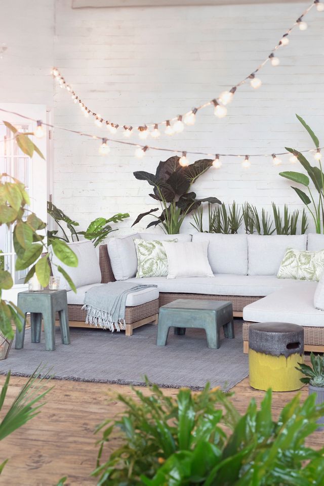 Meadowbrook Teak Base Wicker Armless Chair #2