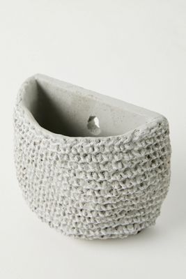 Woven Cement Pot