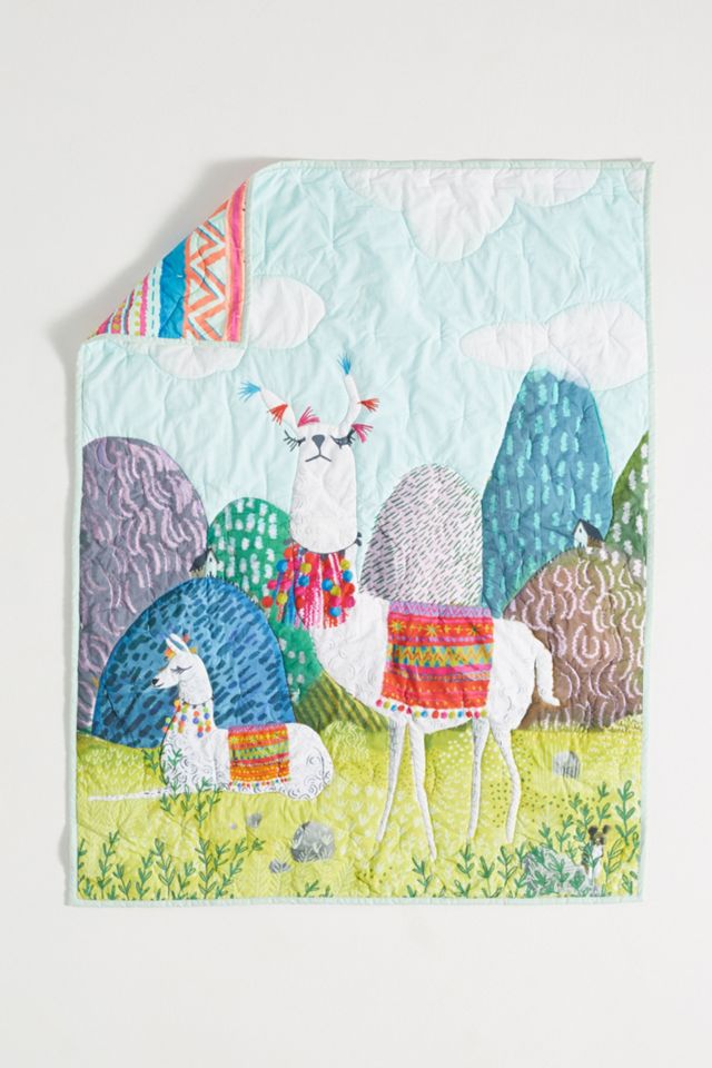 Jane Newland Little Llama Kids Quilt #2