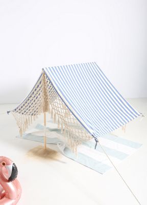 Striped Beach Tent