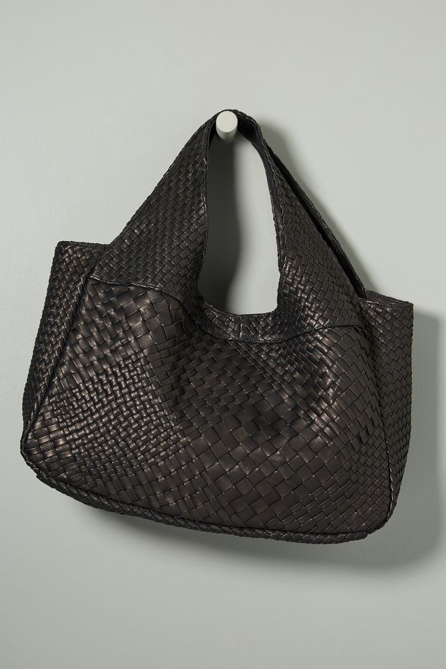 Woven Everyday Leather Shoulder Bag