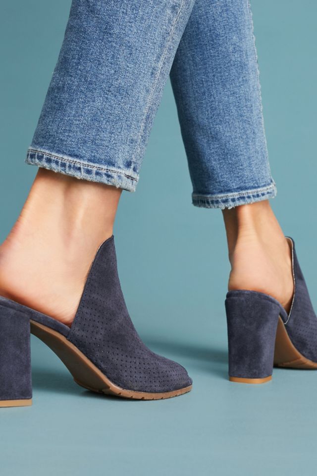 Matt Bernson Garde Perforated Heeled Mules #2