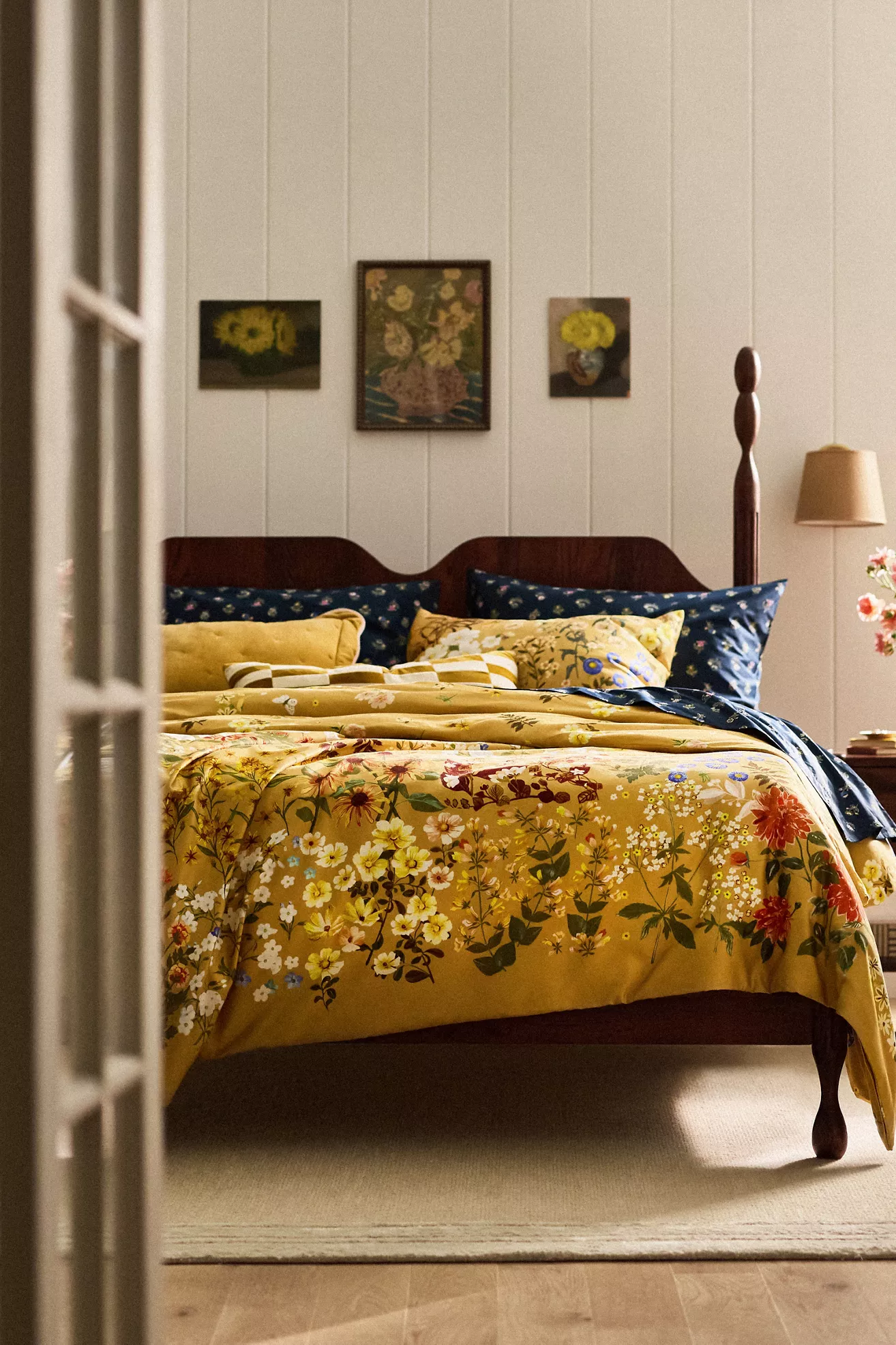 Rowan Oak Wood Bed