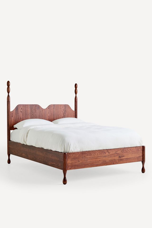 Rowen Oak Wood Bed #1