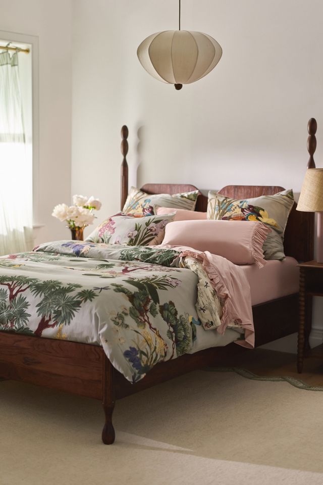 Rowen Oak Wood Bed #5