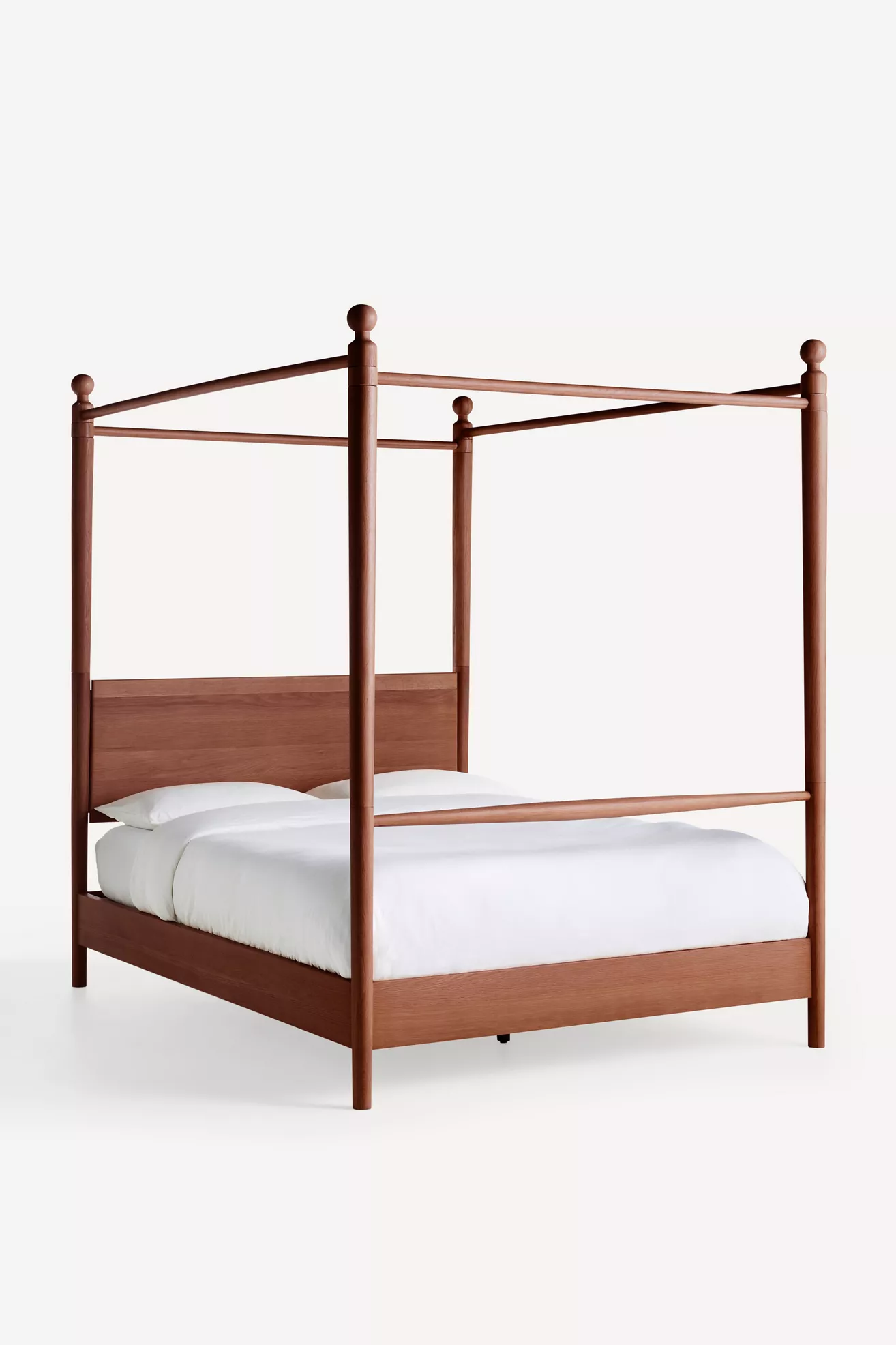 Roma Oak Canopy Bed - thumbnail 10
