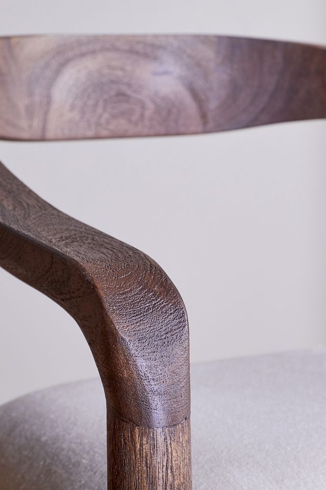nkuku Anbu Acacia Upholstered Counter Chair #2