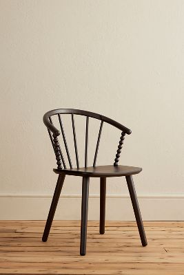 Anthropologie Bobbin Dining Chair In Brown