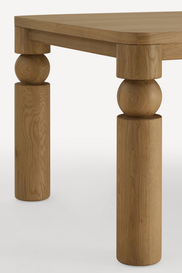 Cas Rectangular Turned Wood Dining Table #2