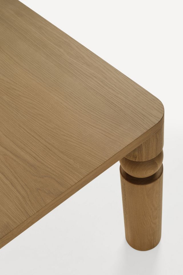 Cas Rectangular Turned Wood Dining Table #3