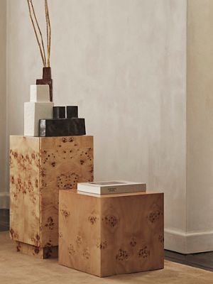 Ferm Living Burl Cube Side Table