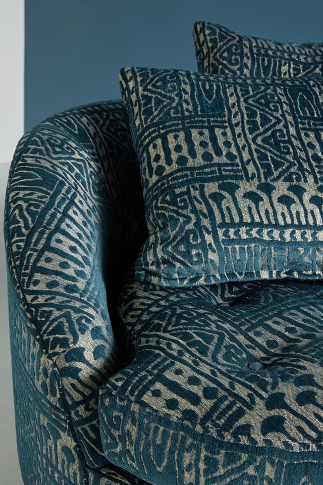 Rosa Print Barwick Swivel Chair #4