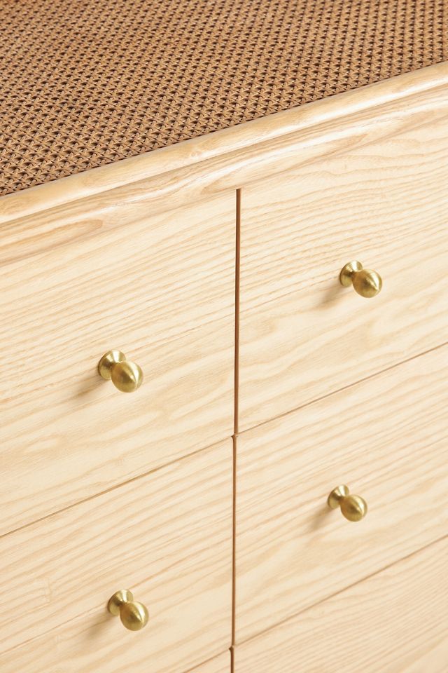 Heatherfield Rattan Top Chest of Drawers #9