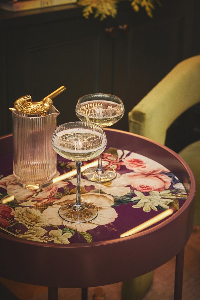 Floral Bar Cart Drinks Trolley #1