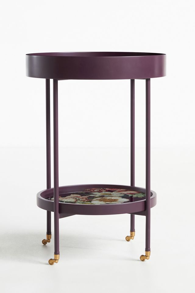 Floral Bar Cart Drinks Trolley #3