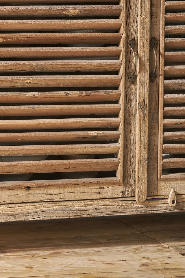 nkuku Ibo Reclaimed Wooden Slatted Sideboard #2