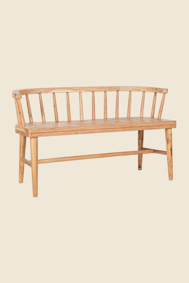 nkuku Tipu Acacia Wood Bench #2