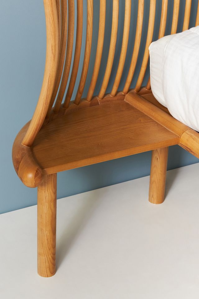 Mathilde Ash Wood King Size Bed Frame with Bedside Tables #6
