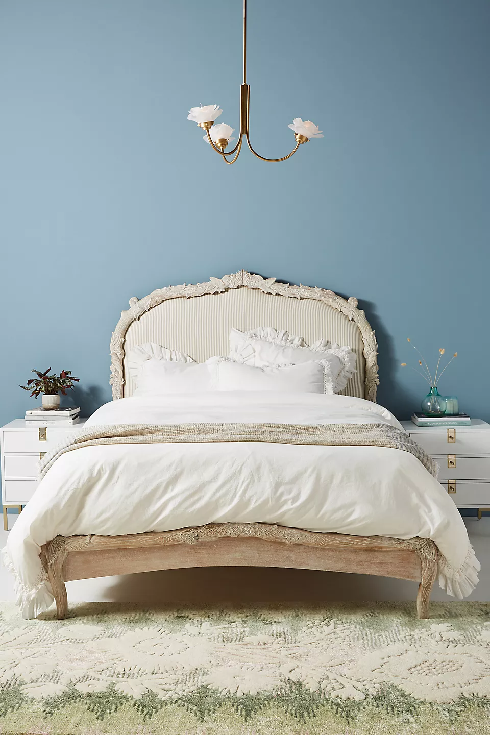 french country handcarved bed