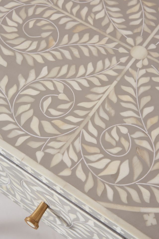 Scroll Vine Inlay Vanity Table #7