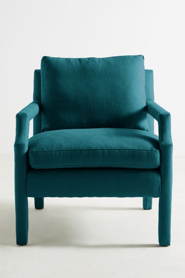 Belgian Linen Delaney Chair #1