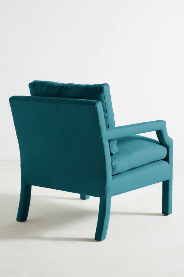 Belgian Linen Delaney Chair #3