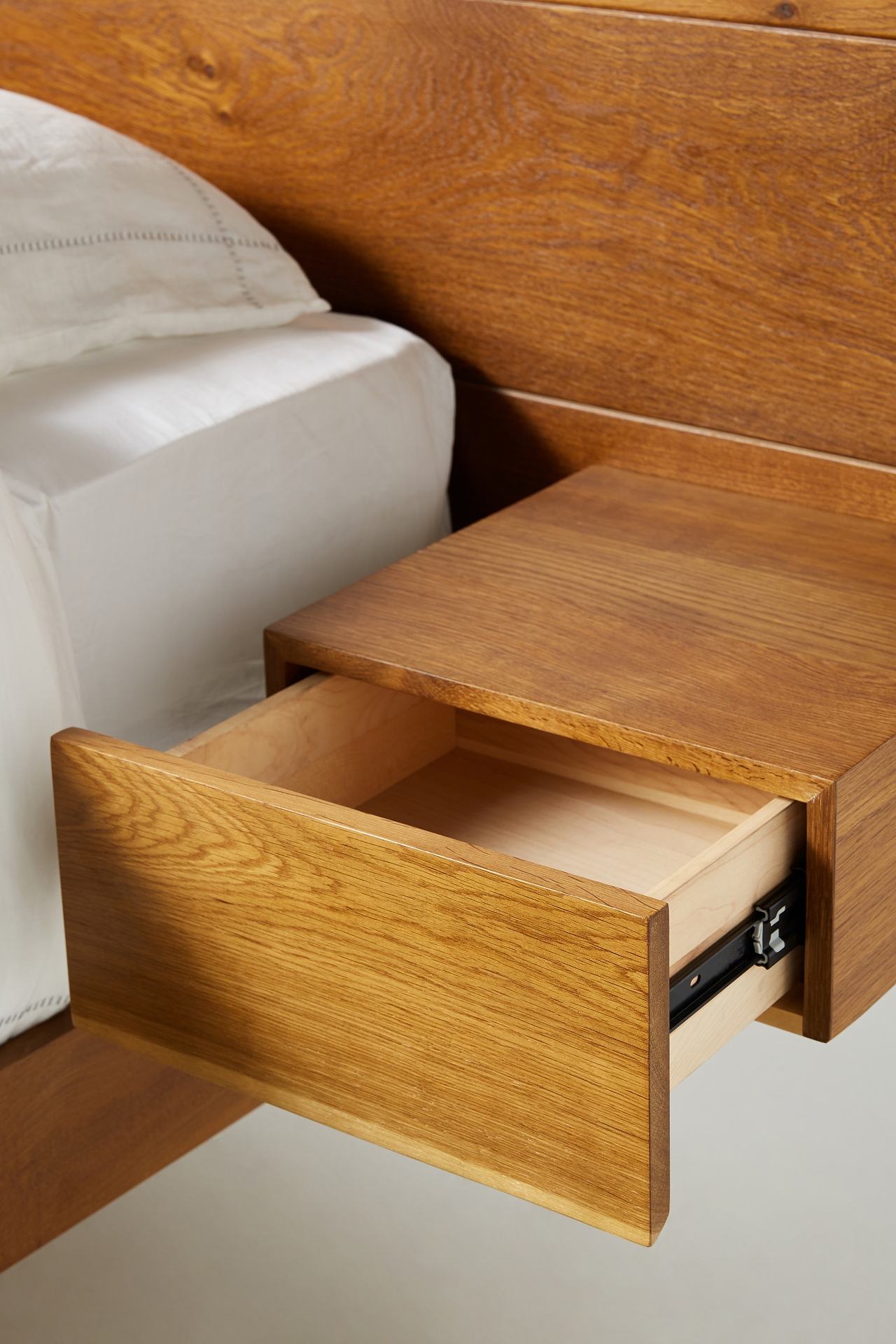 Prana Live-Edge Nightstand Bed