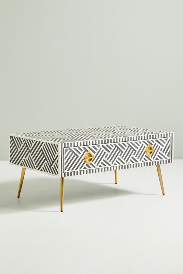 Optical Inlay Coffee Table #1