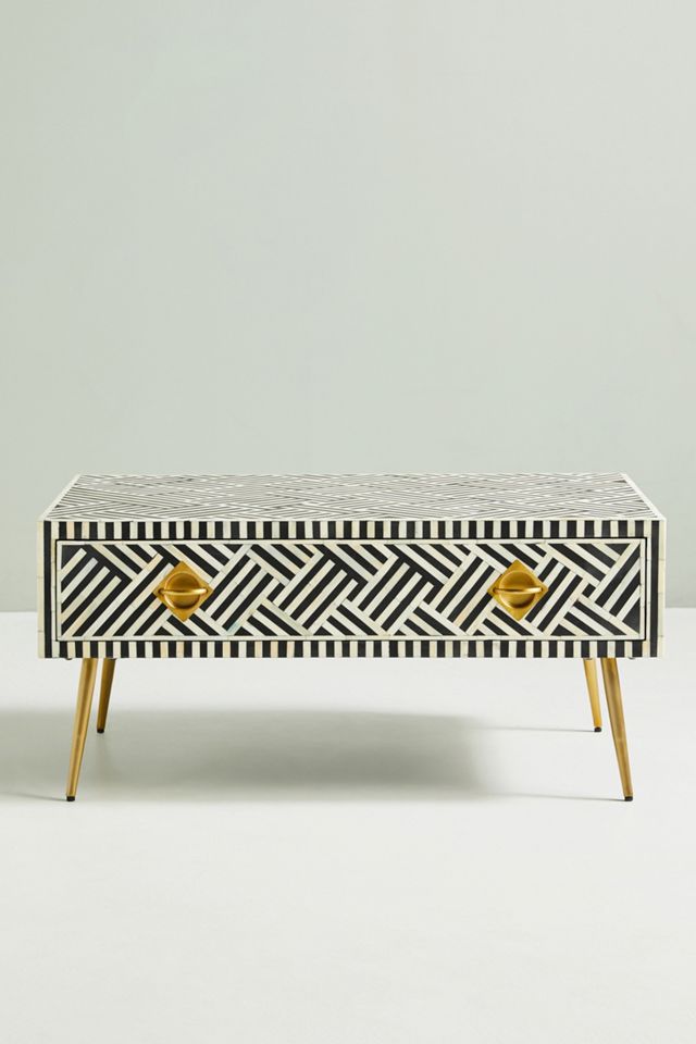 Optical Inlay Coffee Table #2