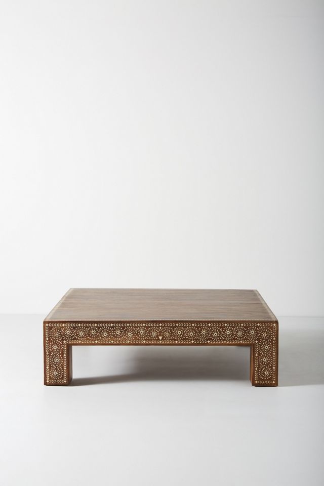 Quebec Inlay Square Coffee Table #1