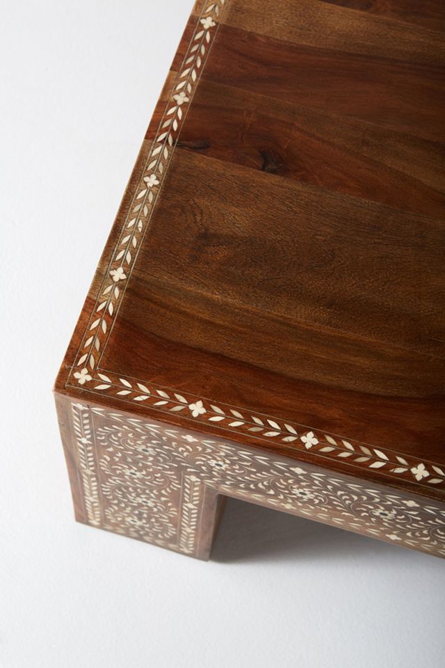 Quebec Inlay Square Coffee Table #2