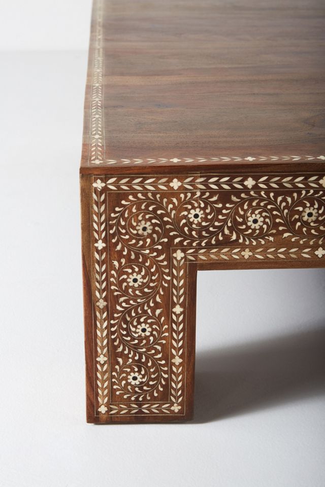 Quebec Inlay Square Coffee Table #3