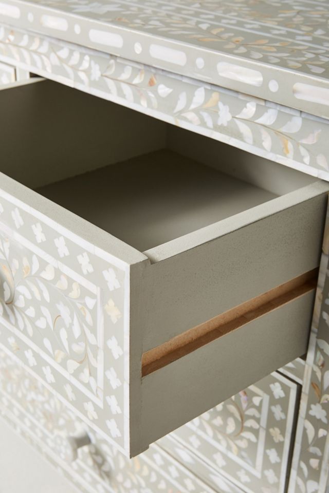 Mother-of-Pearl Inlay Seven-Drawer Dresser #3