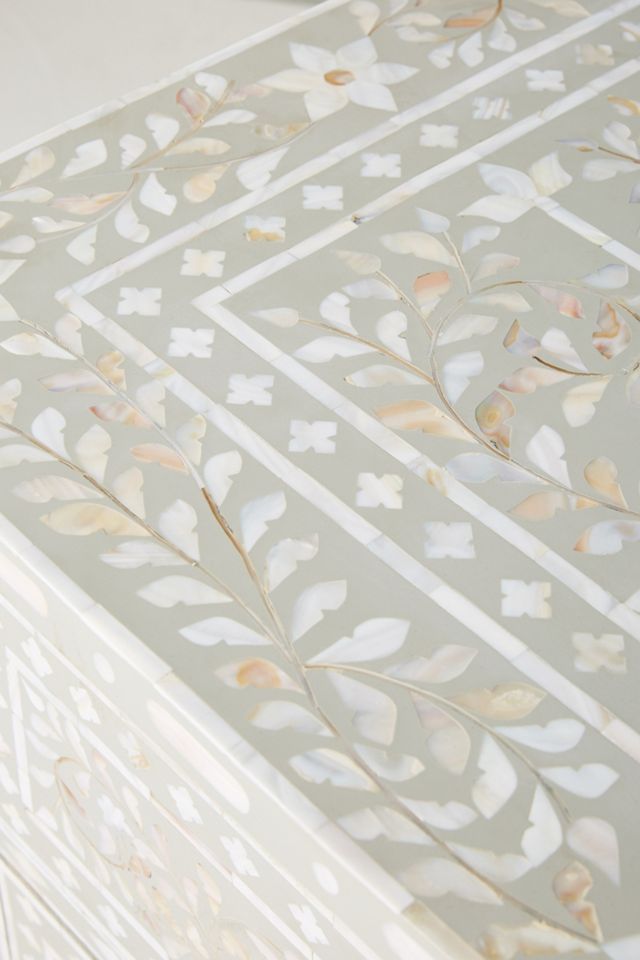 Mother-of-Pearl Inlay Seven-Drawer Dresser #4
