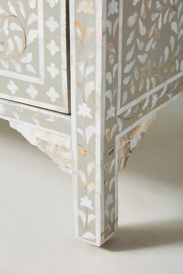 Mother-of-Pearl Inlay Seven-Drawer Dresser #5