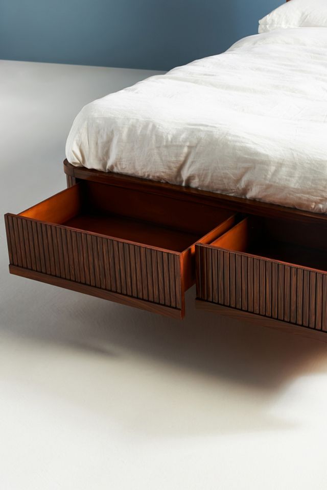 Deluxe Tamboured Storage Bed #4