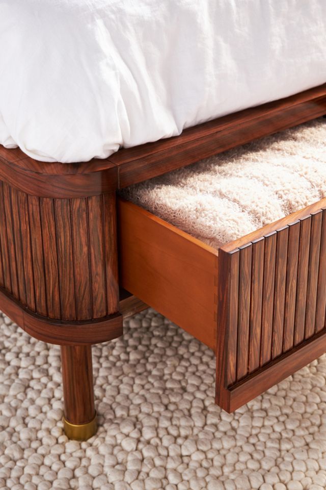 Deluxe Tamboured Storage Bed #6