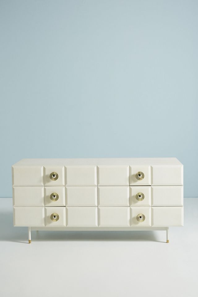 Huxley Shagreen Six-Drawer Dresser #1