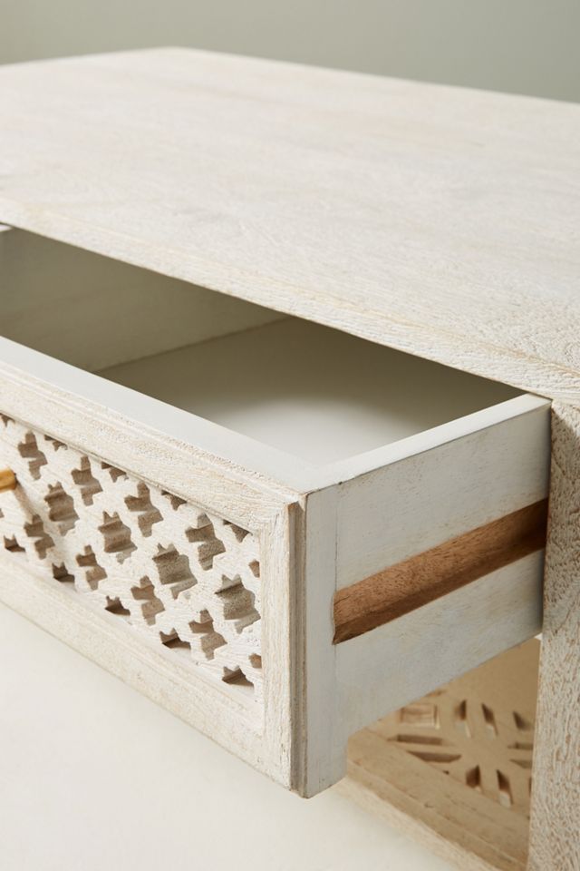 Jali-Carved Coffee Table #3