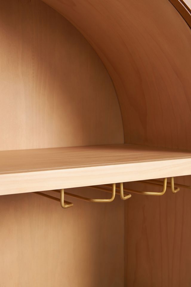 Fern Ash Wood Bar Cabinet #6