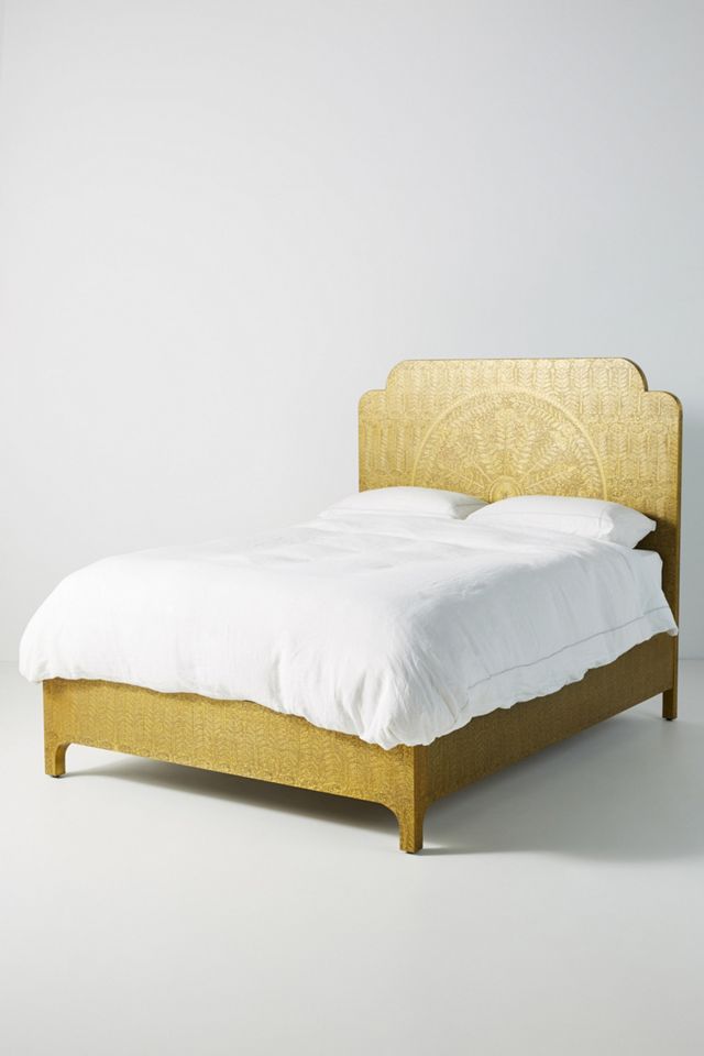 Hand-Embossed Lotus Bed #2