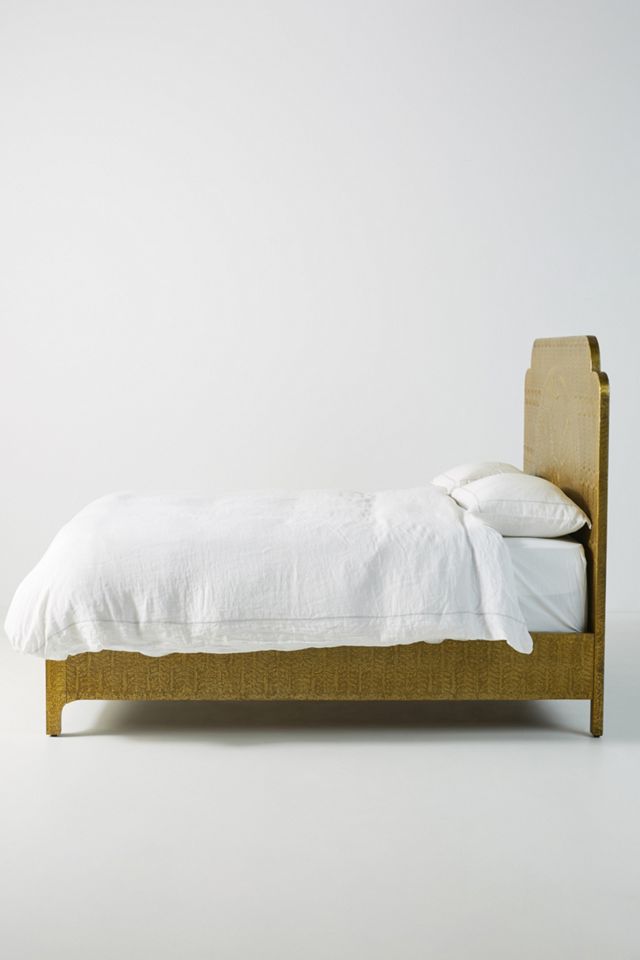 Hand-Embossed Lotus Bed #3
