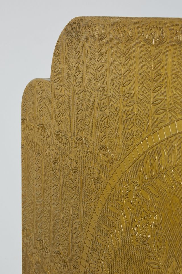 Hand-Embossed Lotus Bed #4